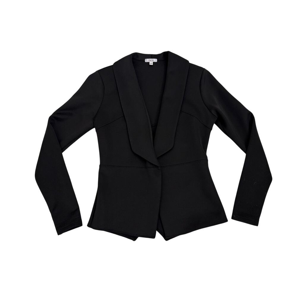 Cache Black Fitted Single Button Blazer Career Of… - image 2
